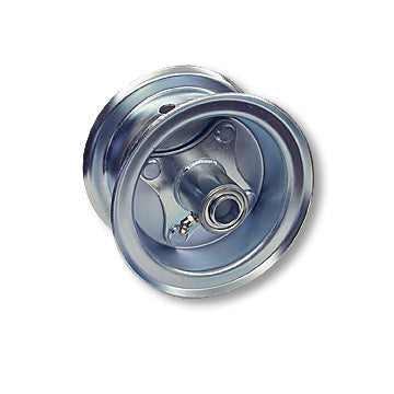 5″ Wheel Steel, Assembly, With 3/4″ Bb Hub, 2 Piece Rim 3-3/8″ Wide.