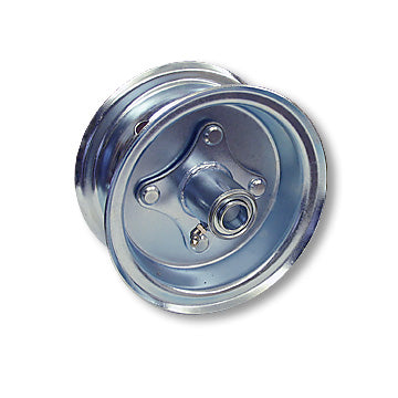 6″ Wheel, Steel, Assembly With 3/4″ Bb Hub, 2 Piece Rim, 3-3/8″ Wide