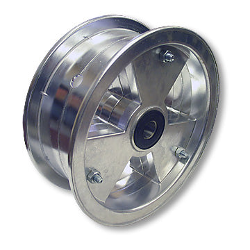 8″ Aluminum Tri-Star Wheel, 3″ Wide With 5/8″ Sealed Tapered Roller Bearing