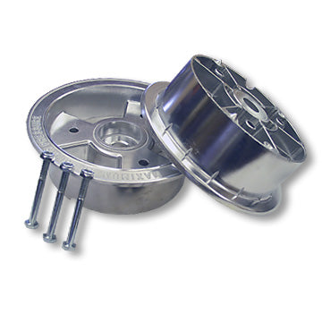 6″ Aluminum Tri-Star Wheel, 4″ Wide With Nuts & Bolts Only For Tapered Roller Bearing