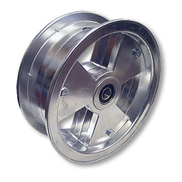 8″ Aluminum Tri-Star Wheel, 3″ Wide With 3/4″ Precision Ball Bearing
