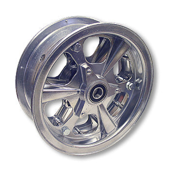 8″ Aluminum Spinner Wheel, 3″ Wide With 3/4″ Sealed Ball Bearing