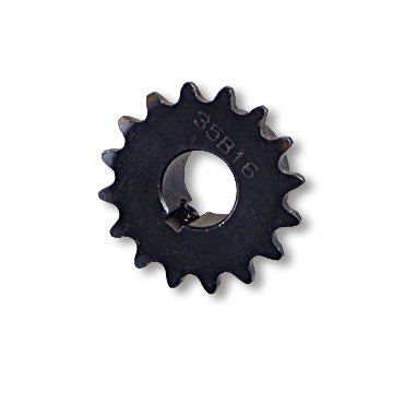 Sprocket – “B” Type, Steel, #35 Chain, 3/4″ Bore, 3/16″ Keyway, 5/16-18 Set Screw, 16 Tooth