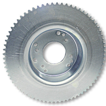 Brake Drum, 4-1/2″ & #35 72 Tooth Sprocket, Machined Id, Zinc Plated