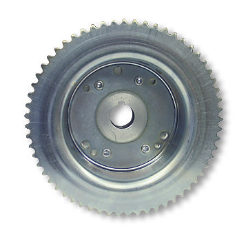 60 Tooth Sprocket For #35 Chain & 4-1/2″ Brake Drum, Machined Id (One Piece) Riveted To Mini-Hub, 1″ Bore