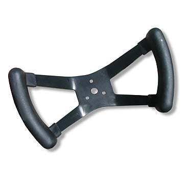 Butterfly Steering Wheel, Aluminum, Black Anodize