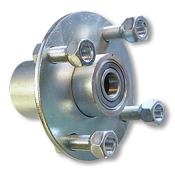 Adapter Hub, Zinc Plated Steel, With 5/8″ Id Sealed Precision Ball Bearing