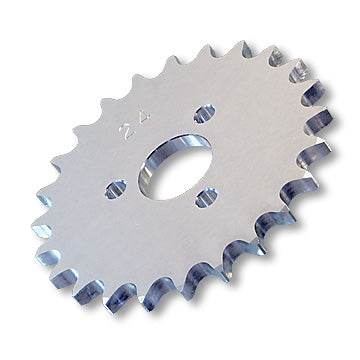 Engine Sprocket, Aluminum, #40 Chain, P5248 Bolt Pattern – 1″ Bore, 1.680″ Bolt Circle, 24 Tooth