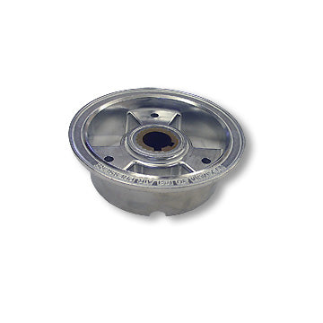 5″ Aluminum Tri-Star Wheel, Live Axle Type, One Half Only, With Steel Insert, 1″ Id, 1/4″ Keyway