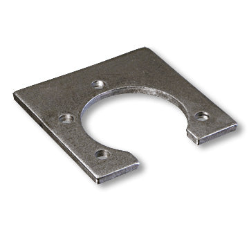 Bearing Hanger For 1-1/4 Axles – 4″ X 4-1/4″ X 1/4″ Thick, 5/16″ Hole Pattern For 3 Hole Bearing Flangettes