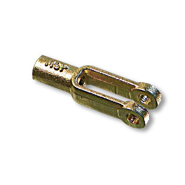 Clevis, Forged, 5/16-24, Zinc Plated