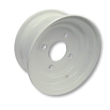 8″ Steel Wheel 3.75″ Wide; Four 1/2″ Bolt Holes On 4″ Circle