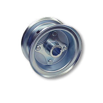 6″ Wheel, Steel, Assembly With 3/4″ Live Axle Hub, 2 Piece Rim, 3-3/8″ Wide