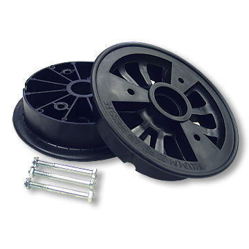 6″ Azusalite Wheel, 3″ Wide, Two Halves With Nuts & Bolts Only
