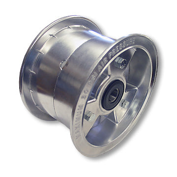 6″ Aluminum Tri-Star Wheel, 4″ Wide With 5/8″ Sealed Tapered Roller Bearing