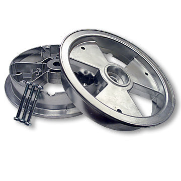 8″ Aluminum Tri-Star Wheel For Tapered Roller Bearing No-Cup No-Cone