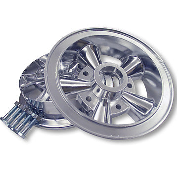 6″ Aluminum Astro Wheel, 3″ Wide, 2 Halves With Nuts & Bolts Only