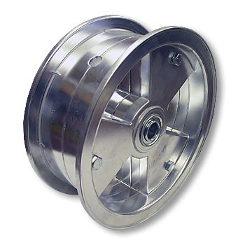 8″ Aluminum Tri-Star Wheel, 3″ Wide With 5/8″ Standard Ball Bearing