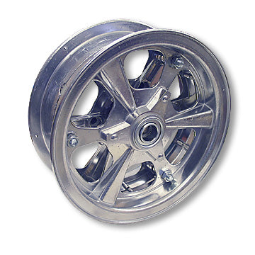 8″ Aluminum Spinner Wheel, 3″ Wide With 5/8″ Standard Ball Bearing