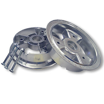 6″ Aluminum Tri-Star Wheel, 3″ Wide With Hardware Only