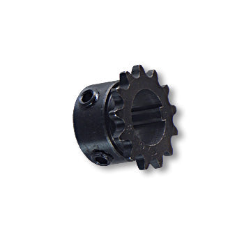 Sprocket – “B” Type, Steel, #219 Chain, 3/4″ Bore, 3/16″ Integral Key, 5/16-18 Set Screw, 13 Tooth