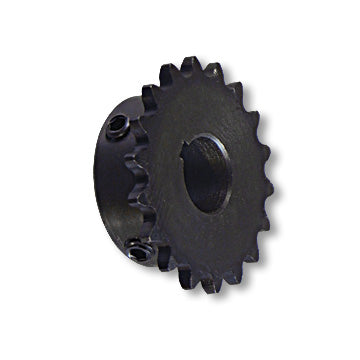 Sprocket – “B” Type, Steel, #35 Chain, 3/4″ Bore, 3/16″ Keyway, 5/16-18 Set Screw, 18 Tooth