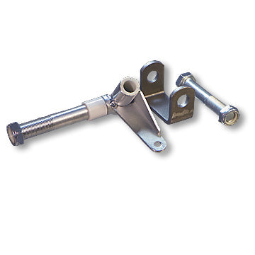 Spindle & Bracket Set, 3/4-16 Axle X 4-1/2″ Length, 5/8″ Kingpin Side #2 (& Hardware)