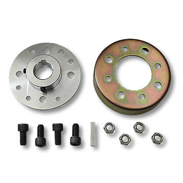 Brake Drum, 4″, No Flange, With Mini-Hub, 3/4″ Bore