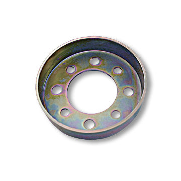 Brake Drum, 4″, No Flange, 2.875″ Bolt Circle, Zinc Plated