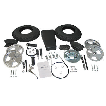 Minibike Components Less Frame & Fork, 8″ Aluminum Tri-Star Wheel
