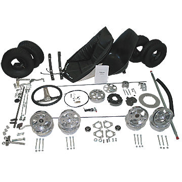 Kart Components Less Frame, 6″ Aluminum Tri-Star Wheel