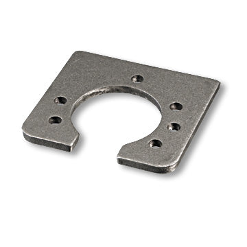 Bearing Hanger For 3/4″ Axles – 3-3/4″ Sq X 1/4″ Thick, 5/16″ Hole Pattern For 2  Hole Bearing Flangettes