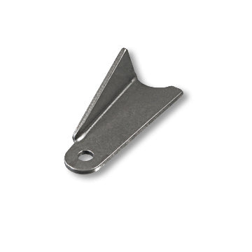 Spindle Arm (Side 1), 3-3/4″ X 1″ With Support Wedge X 1/8″ Thick, 5/16″ Bolt Hole