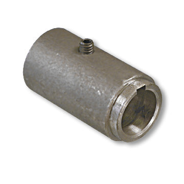 Hub, 1″ Id X 1-1/2″ Od X 2.75″ Long, 1/4″ X 1-5/16″ Od Shoulder, 1/4″ Keyway & 5/16-18 Set Screw Hole Opposite