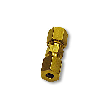 Full Union Brass Fitting, 3/16″ Tube To 3/16″ Tube N.P.T.