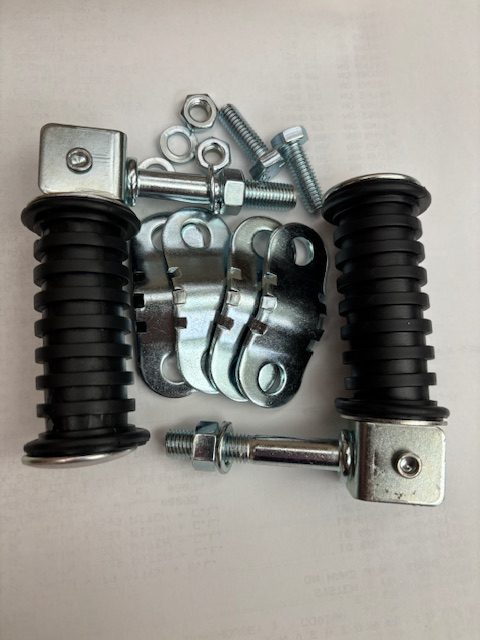 Foot Peg (Pair), Folding, With Mounting Clamps