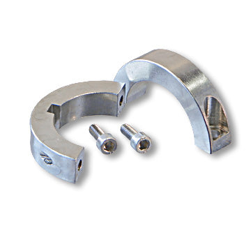 Collar, Split, Billet Aluminum, 50Mm Id X 73Mm Od X 15Mm Wide, 8Mm Keyway