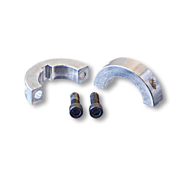 Collar, Split, Billet Aluminum, 1-1/4″ Id X 2″ Od X 1/2″ Wide, 1/4″ Keyway